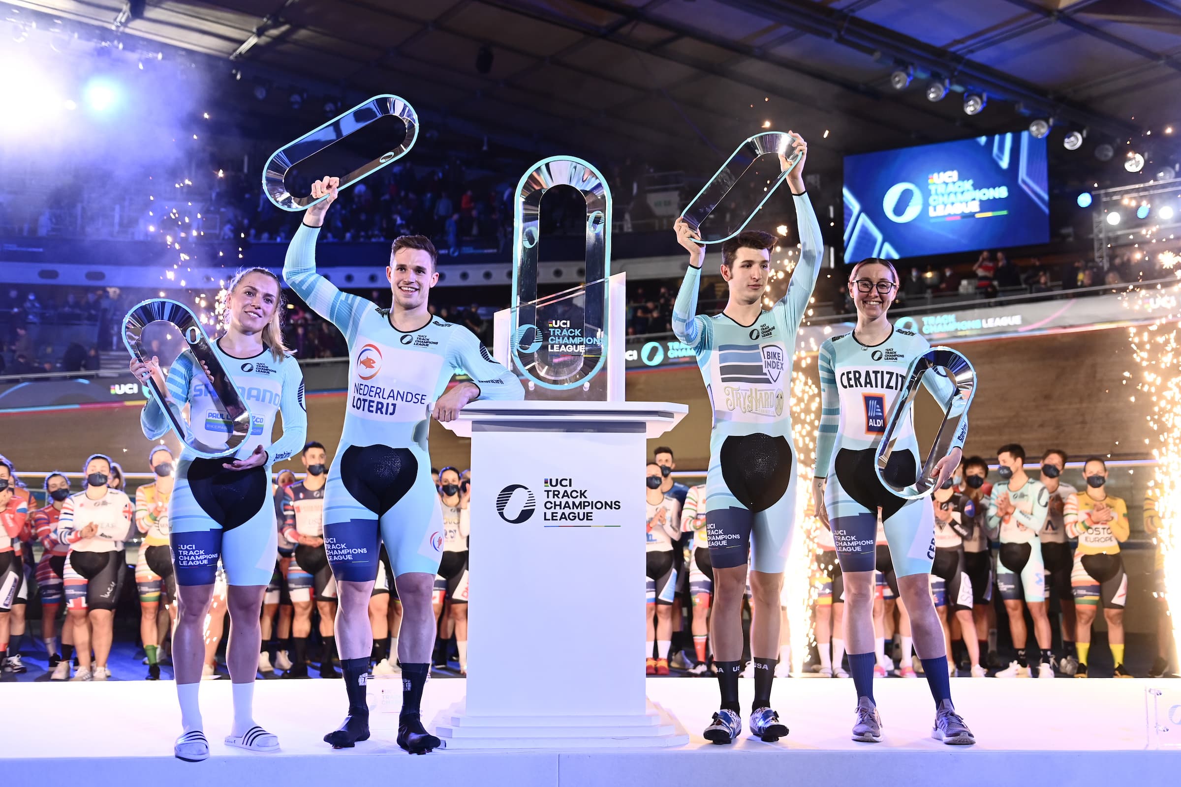 ARCHIBALD, LAVREYSEN, HINZE AND HOOVER BECOME HISTORIC CHAMPIONS OF TRACK CYCLING'S NEW ERA