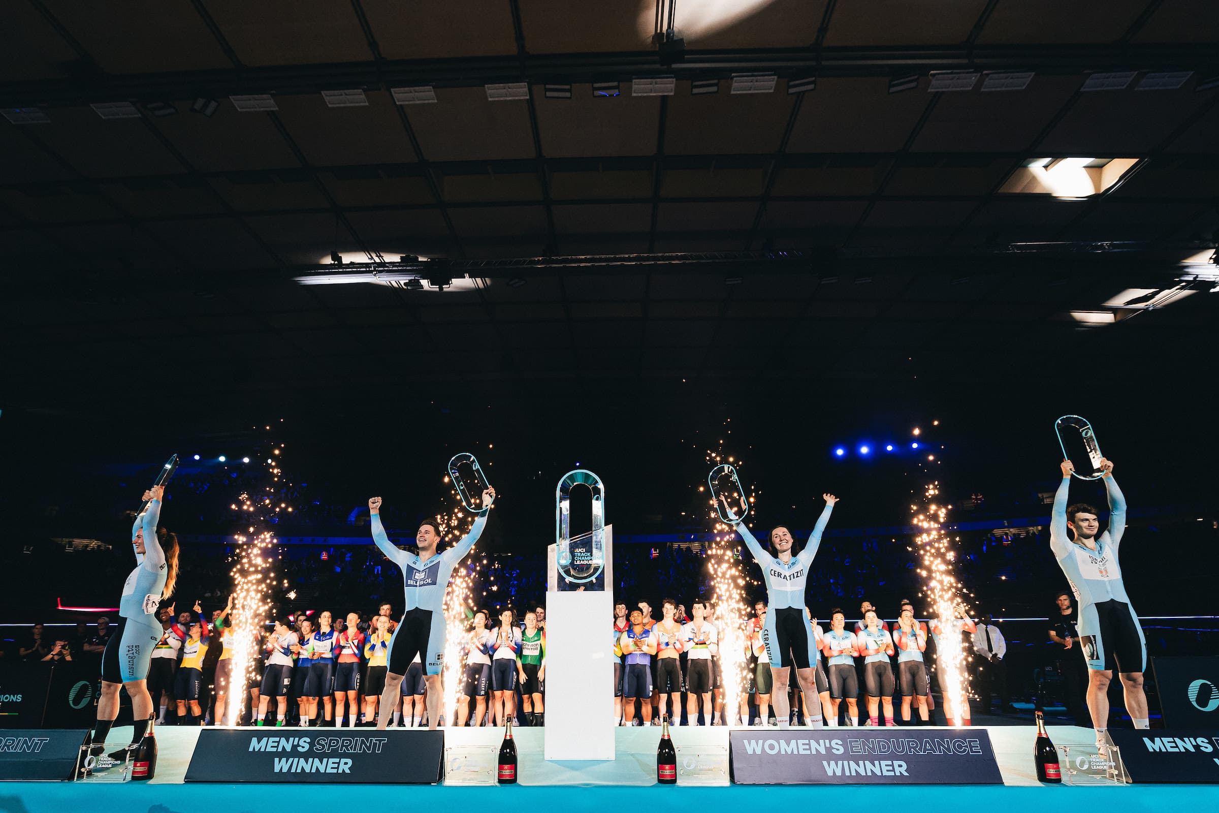 KEY STATS ON THE FOUR WINNERS OF THE 2023 UCI TRACK CHAMPIONS LEAGUE